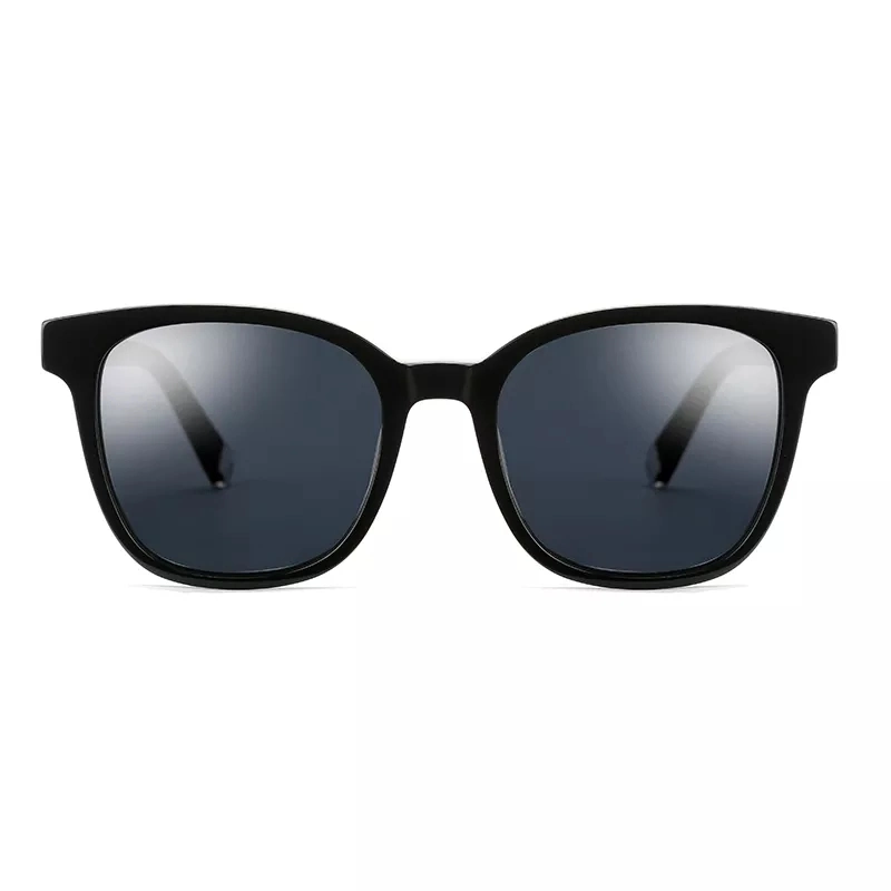New Fashion Ladies Women Square Custom Logo OEM Tac Polarized Acetate OEM Frame Acetate Sunglasses