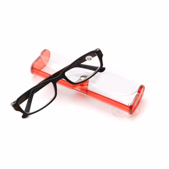 Custom Logo Classic Oval PC Frame Reading Glasses with Plastic Box