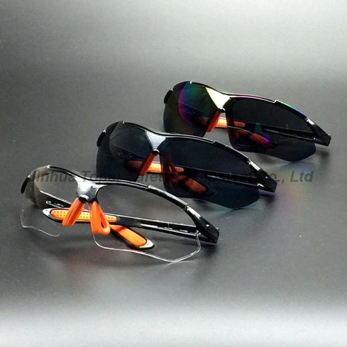 High Quality Colored Lens Promotion Plastic Sunglasses (SG115)