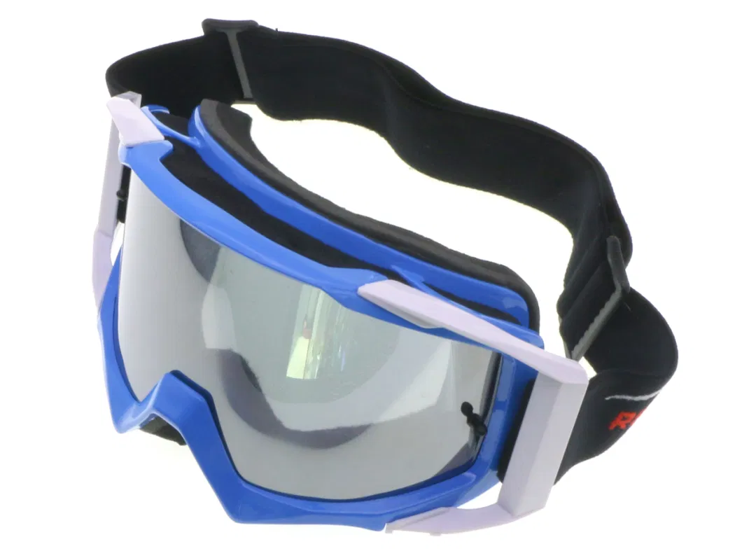 Reanson Mirror Coating Tear off PC Lens Motocross Motorcycle Goggles
