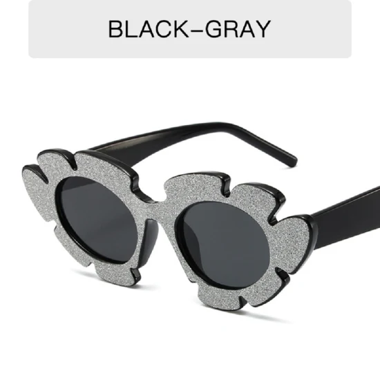 China Factory Großhandel Flower Cateye Sonnenbrillen Hot Party Hochwertige personalisierte Brillen