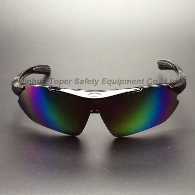 Hochwertige Kunststoff-Sonnenbrille mit farbigen Gläsern (SG115)
