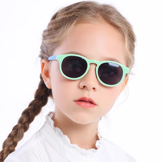 Hochwertige Kindersonnenbrille aus weichem Tpee-Material mit polarisiertem UV400 CE FDA