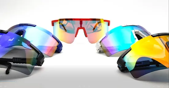 Winddichte Fahrrad-Mountainbike-Sonnenbrille, Sport-Fahrradbrille, Herren und Damen