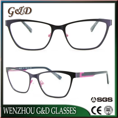Herstellungsmodell, Großhandel, Lagerbestände, Bestellung von Brillen mit optischem Metallrahmen